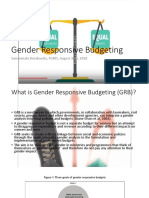 Gender Responsive Budgeting