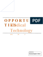 ITMT (Opportunities in Med Tech Profession)