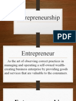 Entrepreneurship and Bussiness Planning 11.23.18
