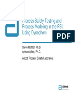 Process Safety Testing and Process Modeling in The PSL Using Dynochem