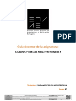 Guía ANALISIS Y DIBUJO ARQUITECTONICO 2