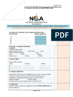 NCA Form 1a: Application for Contractor Registration