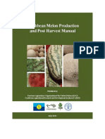 Cbbean Melon Production Post Harvest Manual