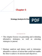 Strategy Analysis & Choice