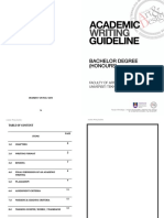 Academic Writing Guideline: Your Complete Reference