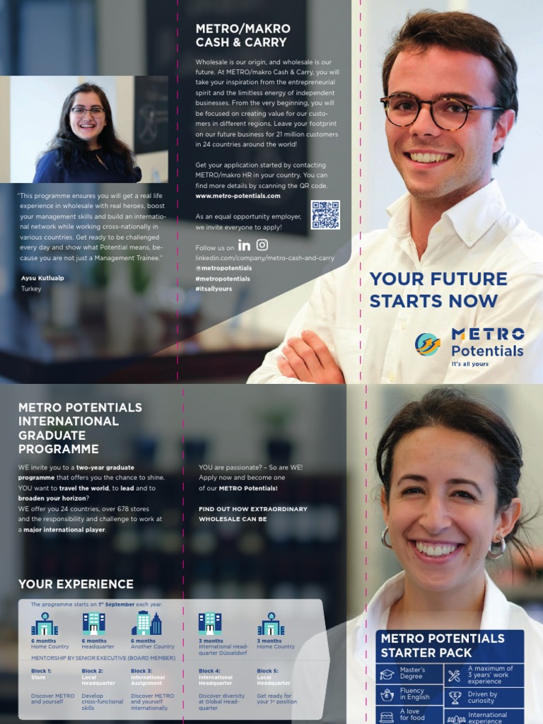METRO Potentials Graduate Program Overview | PDF | Business