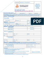 International Centre: Application Form For other-than-Indian-Nationals For The Session 2020 - 2021