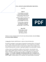 Literatura Spaniola - Semana 11, 7 de Mayo