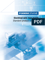 Electrical Wire Rope Hoists: Standard Product Catalogue