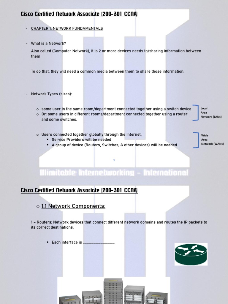 Chapter1 Network Fundamentals | PDF | Computer Network | Cisco ...