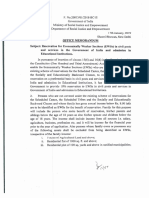 GOI OM On EWS PDF