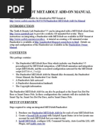 Download Pandorabot METAbolt Add-On Manual by Missy Restless SN46353356 doc pdf