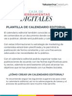 Plantilla de Calendario Editorial PDF