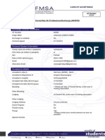 Card of Acceptance Scope 117946