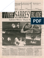 The Sabres’ Blade | 8 December 1999