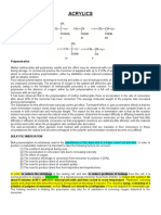 ACRYLICS: PROPERTIES AND PROCESSING OF POLY(METHYL METHACRYLATE