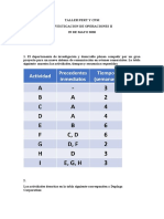 Taller Pert y CPM