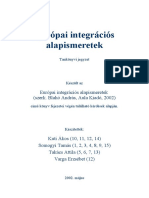 Európai Integrációs Alapismeretek (Szerk. Blahó András, Aula Kiadó, 2002)