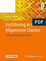 Einführung in Die Allgemeine Chemie Lehrbuch Für DaF-Lerner Ab A2 by Selma Sagman