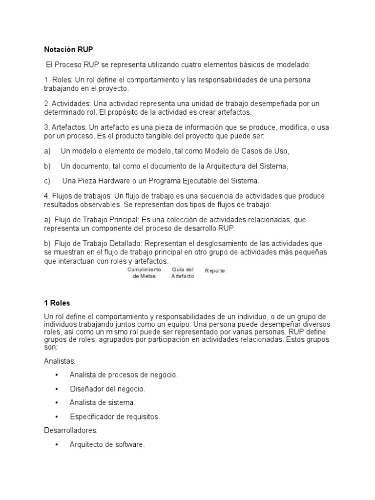 Elementos Clave del Proceso RUP | PDF | Gestión de tecnología de la ...