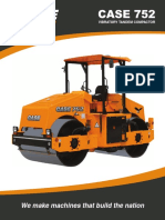 CASE 752 VIBRATORY TANDEM COMPACTOR SPECS