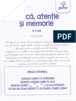 Logica, Atentie Si Memorie 3 4 Ani PDF