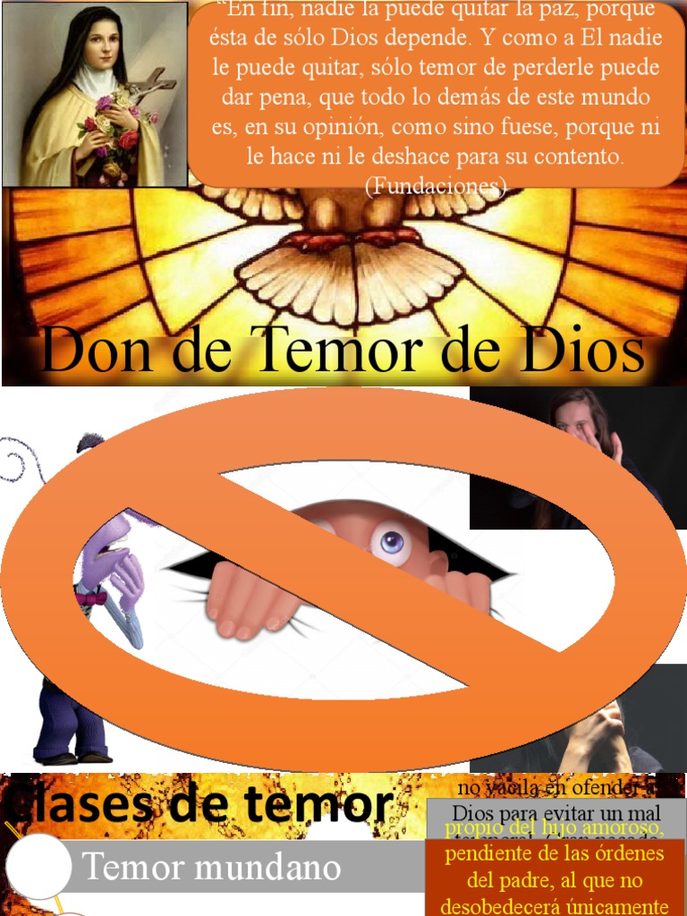 Don Temor de Dios PDF Dios Pecado