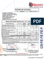 Certificado de Calidad Emulsión CRR-1