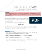 Act. 2/ Sem. 2: Intitulé: Analyse Et Fouille de Données Responsable: Jérôme BOSCHE - UPJV - France