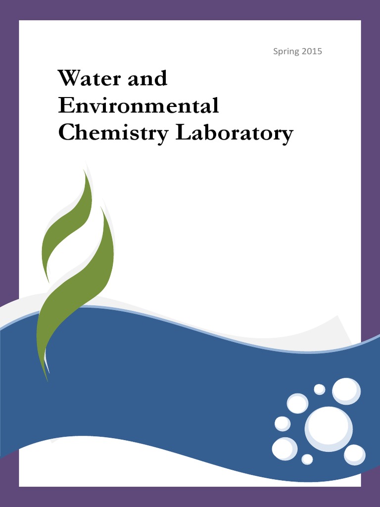 Water and Environmental Chemistry Laboratory Spring 2015 PDF Mole