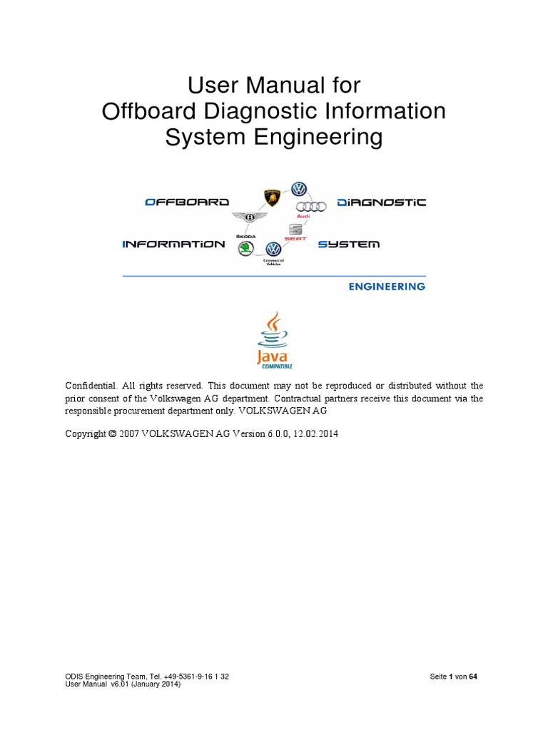 User Manual For Offboard Diagnostic Information System Engineering ...