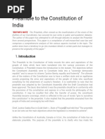 Preamble to the Constitution of India