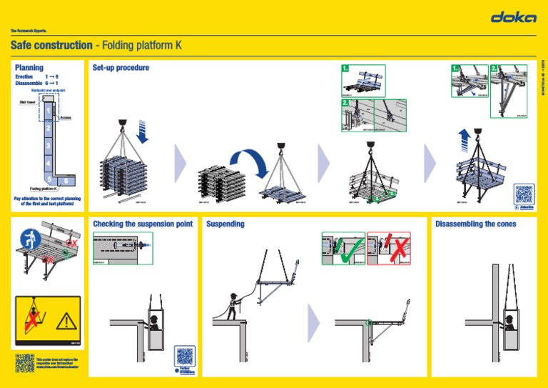 Safe Construction - Folding Platform K: Set-Up Procedure Planning | PDF ...