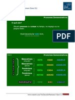 Pronombres Demostrativos