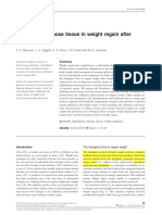 The Role For Adipose Tissue in Weight Regain Afterweight Loss