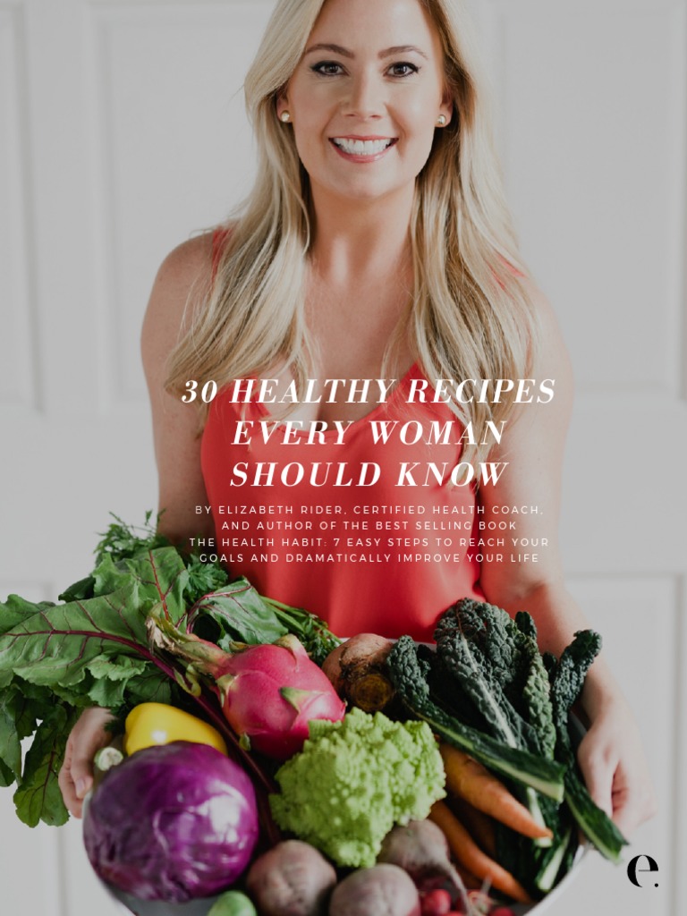 30 Healthy Recipes Elizabeth Rider 2020 | PDF | Waffle | Teaspoon