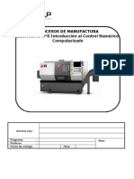 Laboratorio 7 Introducción Al CNC