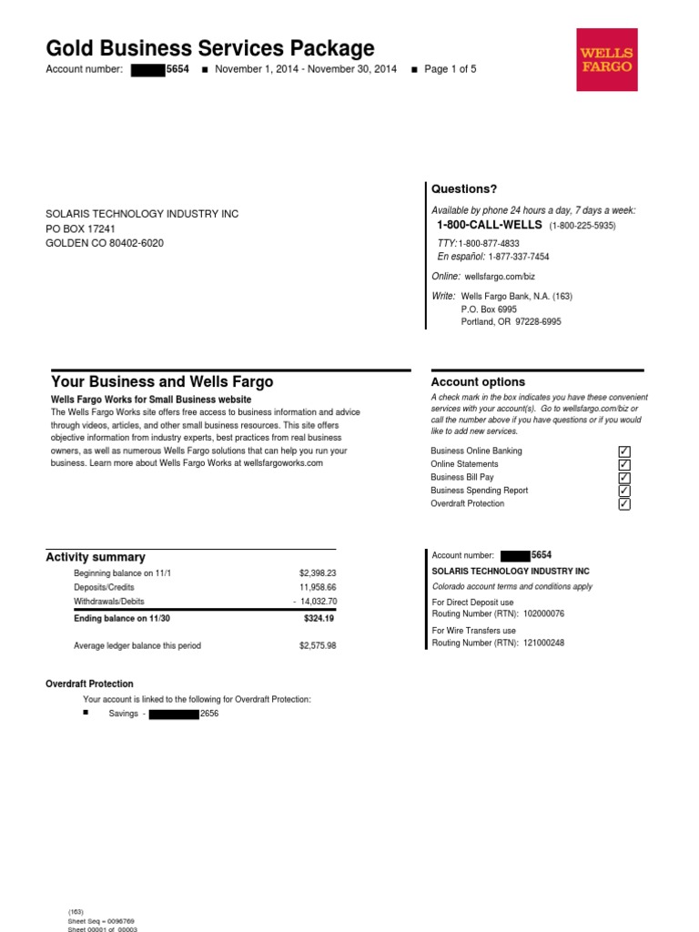 2 PDF PDF Overdraft Wells Fargo