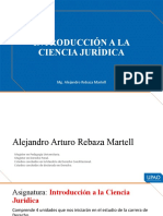 Introducción A La Ciencia Jurídica: Mg. Alejandro Rebaza Martell