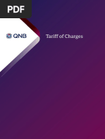 QNB Charges and Fees Overview | PDF | Deposit Account | Cheque