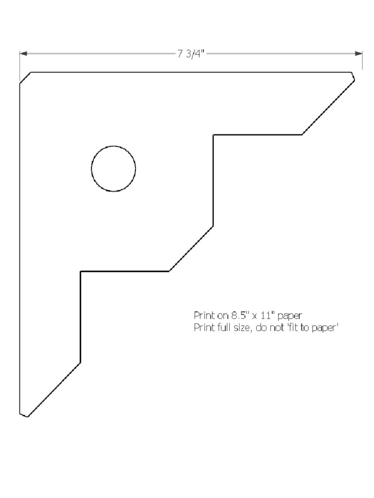 Right Angle Clamp Jig Template PDF