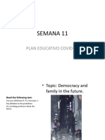 Semana 11: Plan Educativo Covid-19