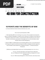 10 Points and The Benefits of BIM