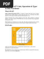 What Is OLAP? Cube, Operations & Types in Data Warehouse