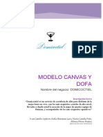 Emprendimiento Modelo Canvas y Dofa