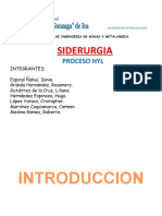 Siderurgia Proceso Hyl