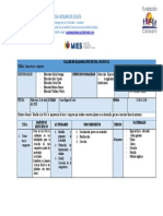 TALLERES  ABRIL DEL 2020