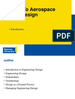 Intro. To Aerospace Eng. Design: - Introduction