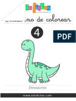 Dinosaurios para Pintar PDF