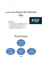 Konversi Energi Dari Kotoran Hewan